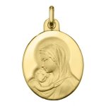 Orfva mdaille madone  l'enfant ovale