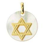 Orfva mdaille nacre etoile de david