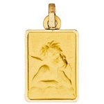 Orfva mdaille petit ange rectangulaire