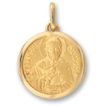Orfva mdaille saint - franois d'assise en or jaune