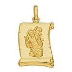 Orfva mdaille st christophe parchemin