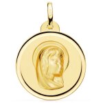 Orf�va m�daille vierge fi�re or jaune