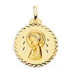 Orfva mdaille vierge fille or jaune