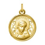 Orfva mdaille vierge marie ajoure (or jaune)