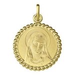 Orfva mdaille vierge marie perle (or jaune)