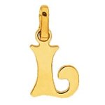 Orfva pendentif alphabet lettre l