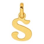 Orfva pendentif alphabet lettre s