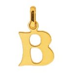 Orfva pendentif alphabet lettre b