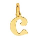 Orfva pendentif alphabet lettre c