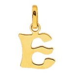 Orfva pendentif alphabet lettre e