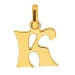 Orfva pendentif alphabet lettre k