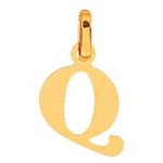 Orfva pendentif alphabet lettre q