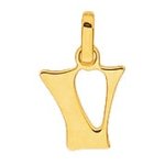 Orfva pendentif alphabet lettre v
