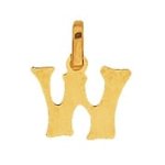 Orfva pendentif alphabet lettre w