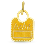 Orfva pendentif bavoir or jaune 9k