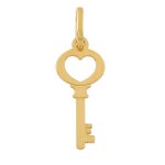 Orfva pendentif cl du coeur or jaune
