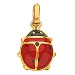 Orfva pendentif coccinelle rouge