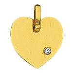 Orfva pendentif coeur avec diamant