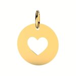 Orfva pendentif coeur evid or jaune