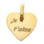 Orfva pendentif coeur je t'aime