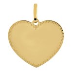 Orfva pendentif coeur petits grains (or jaune)