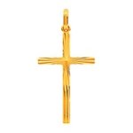 Orf�va pendentif croix 2 diamantages