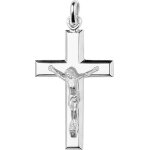 Orfva pendentif croix christ fil plat - argent