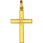 Orfva pendentif croix cisele or jaune 9k