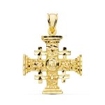 Orfva pendentif croix de jrusalem en or jaune