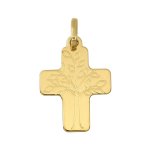 Orfva pendentif croix large arbre de vie or jaune