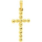 Orfva pendentif croix perles d'or