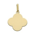 Orfva pendentif croix trfle en or jaune 9k