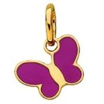 Orféva pendentif enfant papillon fucshia Orféva pendentif enfant papillon fucshia