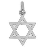 Orf�va pendentif etoile de david