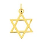 Orfva pendentif etoile de david (or jaune 9k)