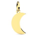 Orf�va pendentif lune or jaune 9k