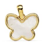 Orfva pendentif papillon nacre en or jaune