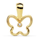Orfva pendentif papillon oxyde en or jaune