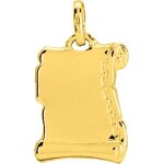 Orfva pendentif parchemin motifs grecs en or jaune