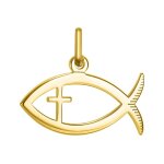 Orfva pendentif pax et croix (or jaune)
