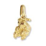 Orfva pendentif pepite d'or or jaune 9k