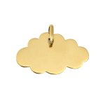 Orfva pendentif plaque nuage (or jaune)