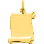 Orfva pendentif plaque parchemin