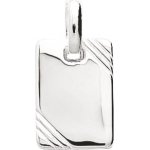 Orfva pendentif plaque rectangulaire argent