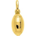 Orfva pendentif rugby or jaune