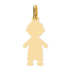Orféva pendentif silhouette garçon en or jaune Orféva pendentif silhouette garçon en or jaune