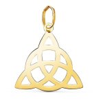 Orf�va pendentif symbole trinit� (or jaune)
