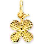 Orf�va pendentif tr�fle � 4 feuilles (plaqu� or)