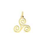 Orf�va pendentif mon triskel or jaune 9k