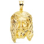 Orfva pendentif visage du christ (or jaune 9k)